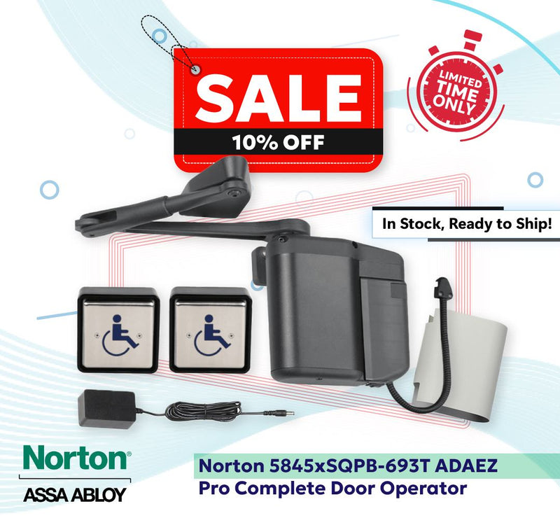Norton 5845xSQPB-693T ADAEZ Pro Complete Door Hardware Offer