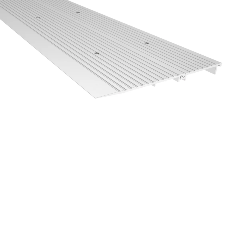 Pemko R.75FA Modular Ramp Threshold, 3/4" Floor Offset, 9-1/4" Profile Dimension, Two Pieces, Aluminum, 48" Length