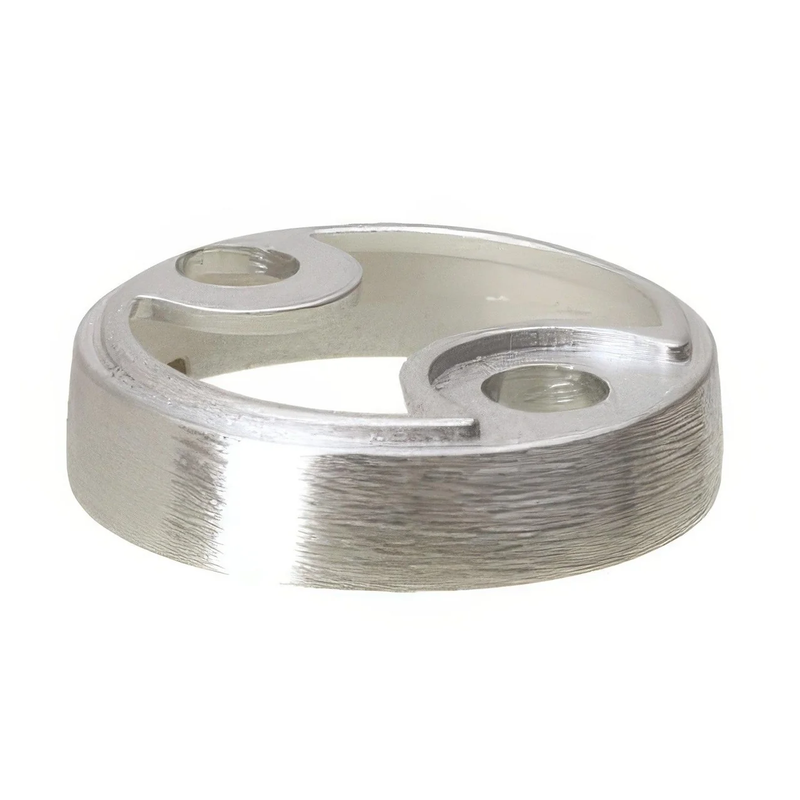 Ives R14 US26D Riser, 5/16" for FS13 and FS17 Dome Stops, Satin Chrome - Default Title