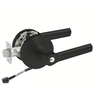 Sargent RX-10XG04-LMB-BSP black storeroom cylindrical lock, LMB lever, keyed, Request to Exit 12V wiring