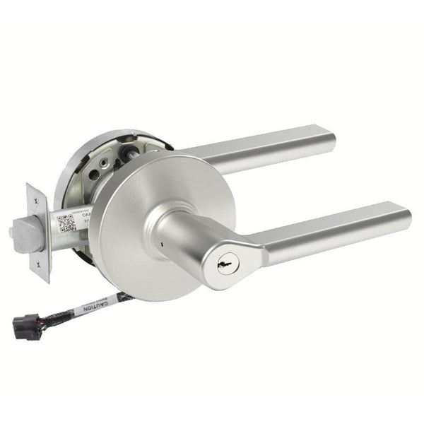 Sargent RX-10XG04-LMD storeroom cylindrical lever lock, US26D satin chrome, request-to-exit, keyed, LMD lever