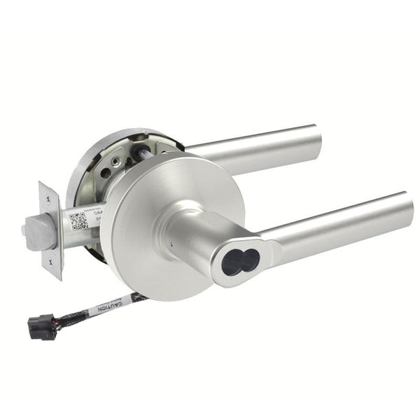 Sargent 60-RX-10XG04-LMB US26D satin chrome storeroom cylindrical lock, request to exit, LFIC keyway, LMB lever