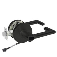 Sargent 60-RX-10XG04-LND-BSP black storeroom cylindrical lock, LND lever, request to exit, 24V, IC core