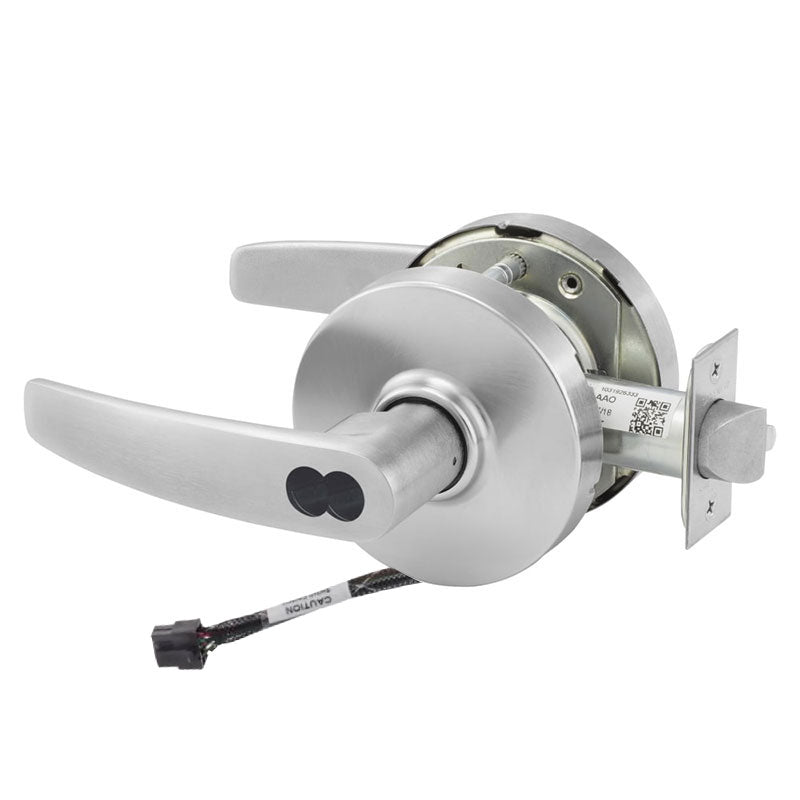 Sargent 70-RX-10XG04-LB US26D satin chrome storeroom cylindrical lever lock, request to exit, less core