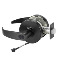 Sargent 70-RX-10XG04-LP-BSP black storeroom cylindrical lever lock, request to exit, SFIC less core, 24V wiring