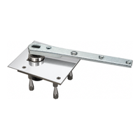 Rixson 117-3/4-LTP Bottom Center Hung Heavy Weight Pivot, Less Top Pivot, Non Handed, US26-625 Bright Chrome