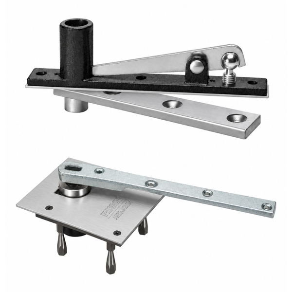 Rixson 117 3/4 Center Hung Pivot Set 626 for Heavy Weight Doors Up To 600LB, Top & Bottom Pivot