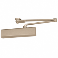 Norton CLP8501 CloserPlus surface mounted heavy duty door closer, dead stop parallel arm, 691 light bronze finish