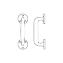 Rockwood 131-RKW x US26D Cast Door Pull, 7 1/2" O.A. 2 1/4" Projection, FASTENER:
