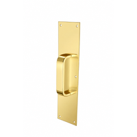 Rockwood 123 X 70B Pull Plate, 8" CTC Pull On 3 1/2" x 15" Plate