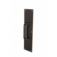 Rockwood 123 X 70C Pull Plate, 8" CTC Pull On 4" x 16" Plate