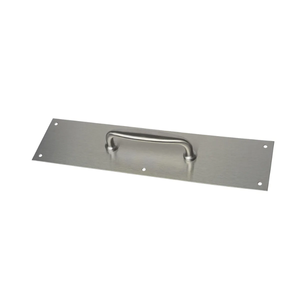 Rockwood 132X70C-US32D Cast Pull Plate, 5 1/2" Center to Center, 4" x 16" Plate, Satin Stainless Steel Finish