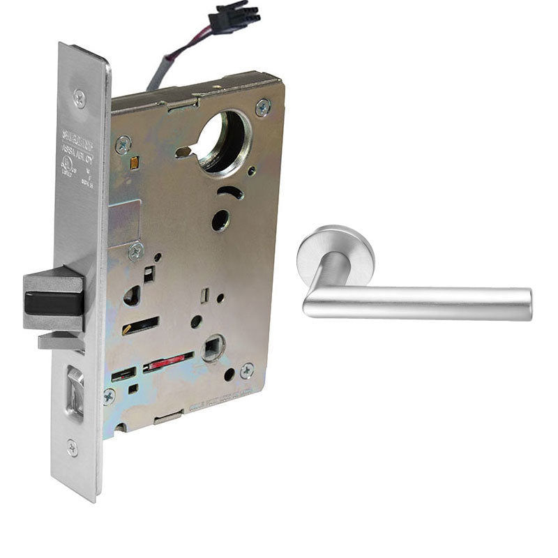 Sargent RX-LC-8204-12V-LNMI-US26 Storeroom 12V Electrified Mortise Lock