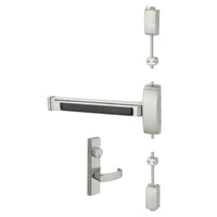 Sargent 12-8713-E-ETL-84-US32D  Fire Rated Surface Vertical Rod Exit Device