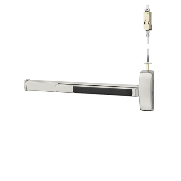 Sargent 12-NB-MD8610G-US32D Fire Rated Concealed Vertical Rod Exit Device