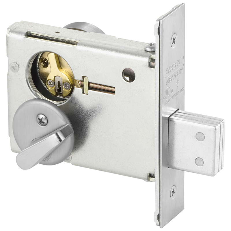 LX-5-GC-SG | Hallway Locks - with Cylinder, Goal Brand LX