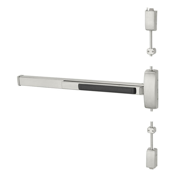 Sargent 55-12-8713-J-84-US32D Fire Rated Surface Vertical Rod Exit Device