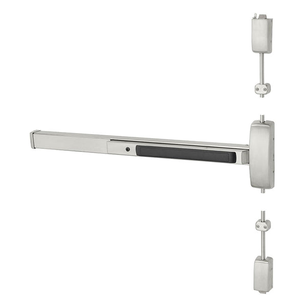 Sargent 55-12-8713-F-96-US32D Fire Rated Surface Vertical Rod Exit Device
