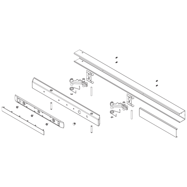 Sargent 68-2704 32D Fire Rated 12 Rail Assembly
