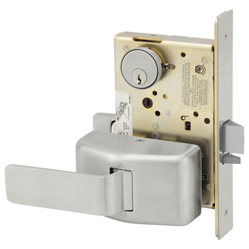 Sargent 7817-PT-US32D Asylum or Institutional Mortise Lock, with Push/