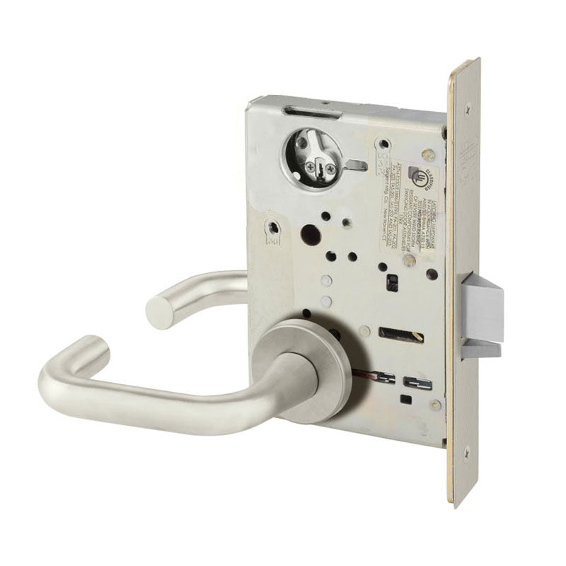 Sargent 8215-LNJ Passage or Closet Mortise Lock, J Lever, LN Rose, Fie
