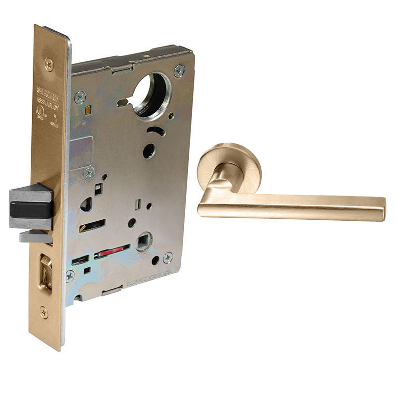 Sargent 8215-LNMD Passage or Closet Mortise Lock, MD - Lever, LN - Ros