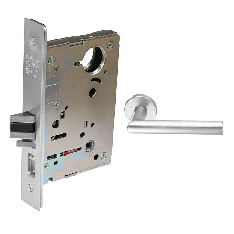 Sargent 8265-LNMI-US26 Privacy Bedroom or Bath Mortise Lock