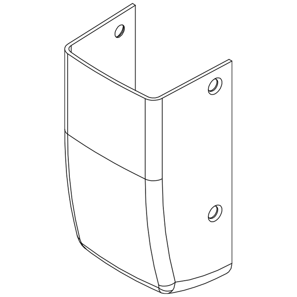 Sargent 97-0018 10 Top and Bottom Cover 8700 Series Surface Vertical Rod Exit Devices