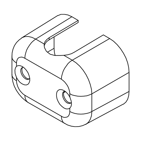 Sargent 97-0020 10 Surface Vertical Rod Guide for 8700 and 9700 Series Exit Devices