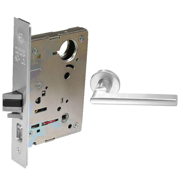 Sargent 8265-LNMD-US26 Privacy Bedroom or Bath Mortise Lock