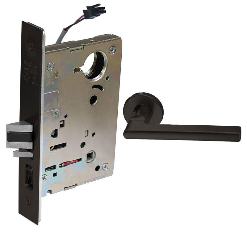 Sargent RX-LC-8204-12V-LNMD-US10BE Storeroom 12V Electrified Mortise Lock