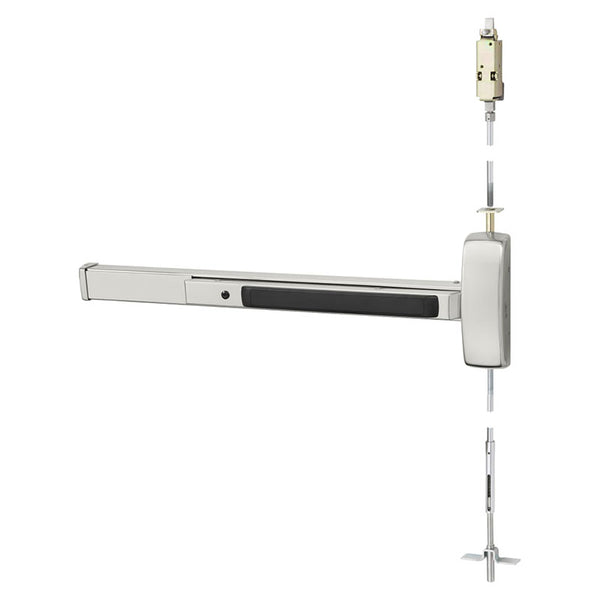 Sargent WD8610F-36x96-US32D Concealed Vertical Rod Exit Device