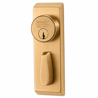 Sargent AD-106 auxiliary outside control storeroom function, US10 satin bronze, key cylinder and thumbturn