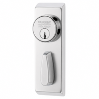 Sargent AD-106 auxiliary outside control storeroom escutcheon, US32 polished stainless, key cylinder & thumbturn
