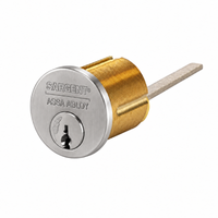 Sargent 34 LA KD Rim Cylinder - LA Keyway, Keyed Different, 6 Pin, US32D finish (34-LA-US32D)