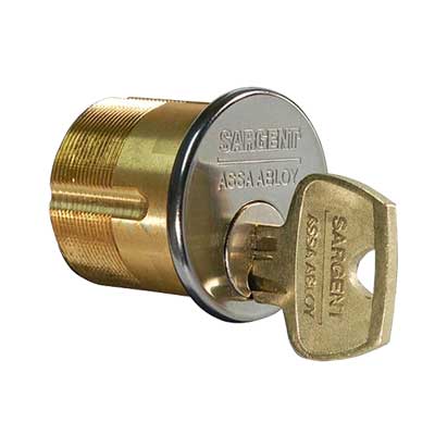 Sargent Mortise Cylinders - Multiple Keyways & Finishes