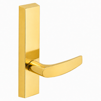 SARGENT 710-ETB dummy lever trim for 80 series exit devices, polished brass US3, rectangular escutcheon