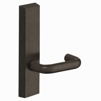 SARGENT 710-ETJ dummy lever trim for 80 Series exit devices, US10B dark bronze, rectangular escutcheon