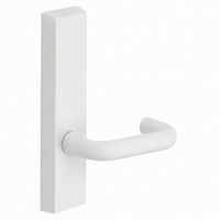 SARGENT 710-ETJ-WSP dummy lever trim for 80 Series exit device, white satin finish, rectangular escutcheon