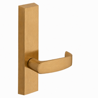 SARGENT 710-ETL dummy lever trim for 80 Series exit devices, satin bronze US10, rectangular escutcheon
