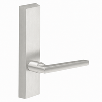 SARGENT 710-ETMD dummy lever trim for 80 Series exit devices, satin nickel US15, rectangular escutcheon