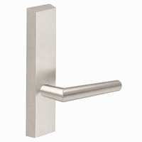 SARGENT 710-ETMI dummy lever trim for 80 Series exit devices, satin nickel US15, rectangular escutcheon