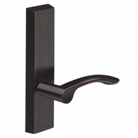 SARGENT 710-ETMV dummy lever trim for 80 Series exit devices, US10BE dark bronze with rectangular escutcheon