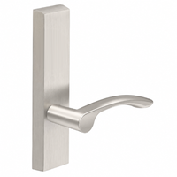SARGENT 710-ETMV-US15 dummy lever trim for 80 Series exit devices, satin nickel, rectangular escutcheon