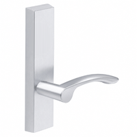 SARGENT 710-ETMV dummy lever trim, US26D satin chrome, rectangular escutcheon for 80 series exit devices