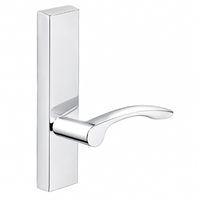 SARGENT 710-ETMV dummy lever trim for 80 Series exit devices, US26 polished chrome, rectangular escutcheon