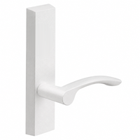 SARGENT 710-ETMV-WSP dummy lever trim for 80 Series exit devices, white suede powder coat, rectangular escutcheon