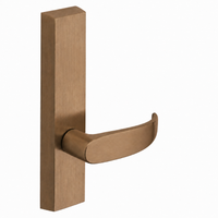 SARGENT 710-ETP-US10 dummy lever trim for 80 Series exit devices, satin bronze, rectangular escutcheon