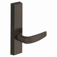 SARGENT 715-8-ETB exit device trim with B lever, US10B oil-rubbed bronze rectangular escutcheon