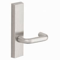 SARGENT 715-8-ETJ exit device trim with J lever, satin nickel US15, non-keyed passage function